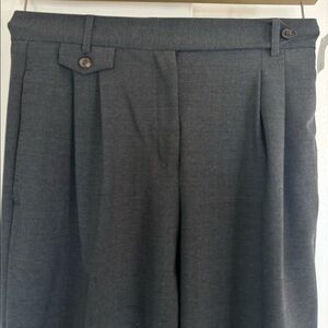 Lands End Dark Grey Trouser Pants